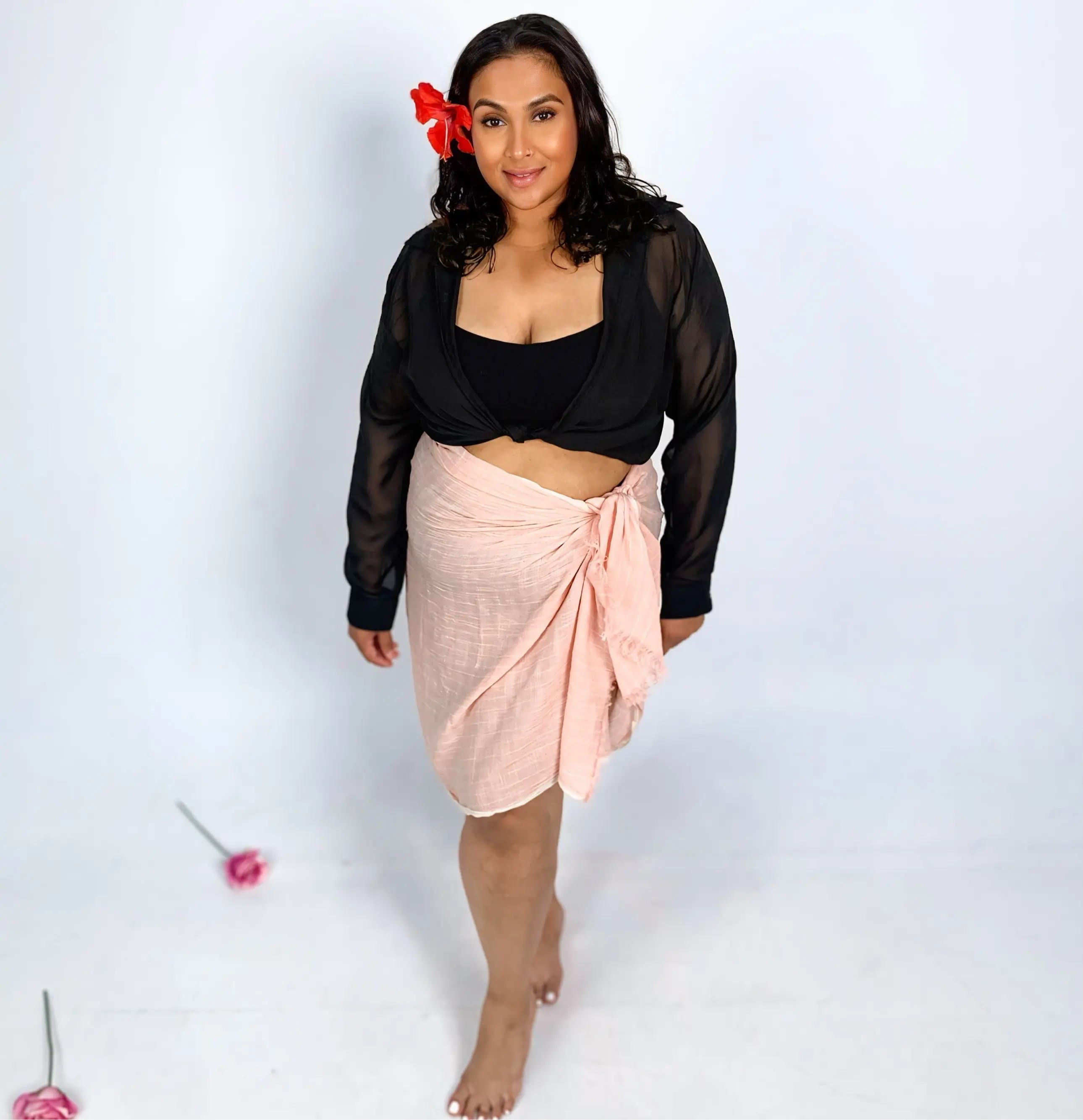 Pink Milk Cover Up hibiscus lush