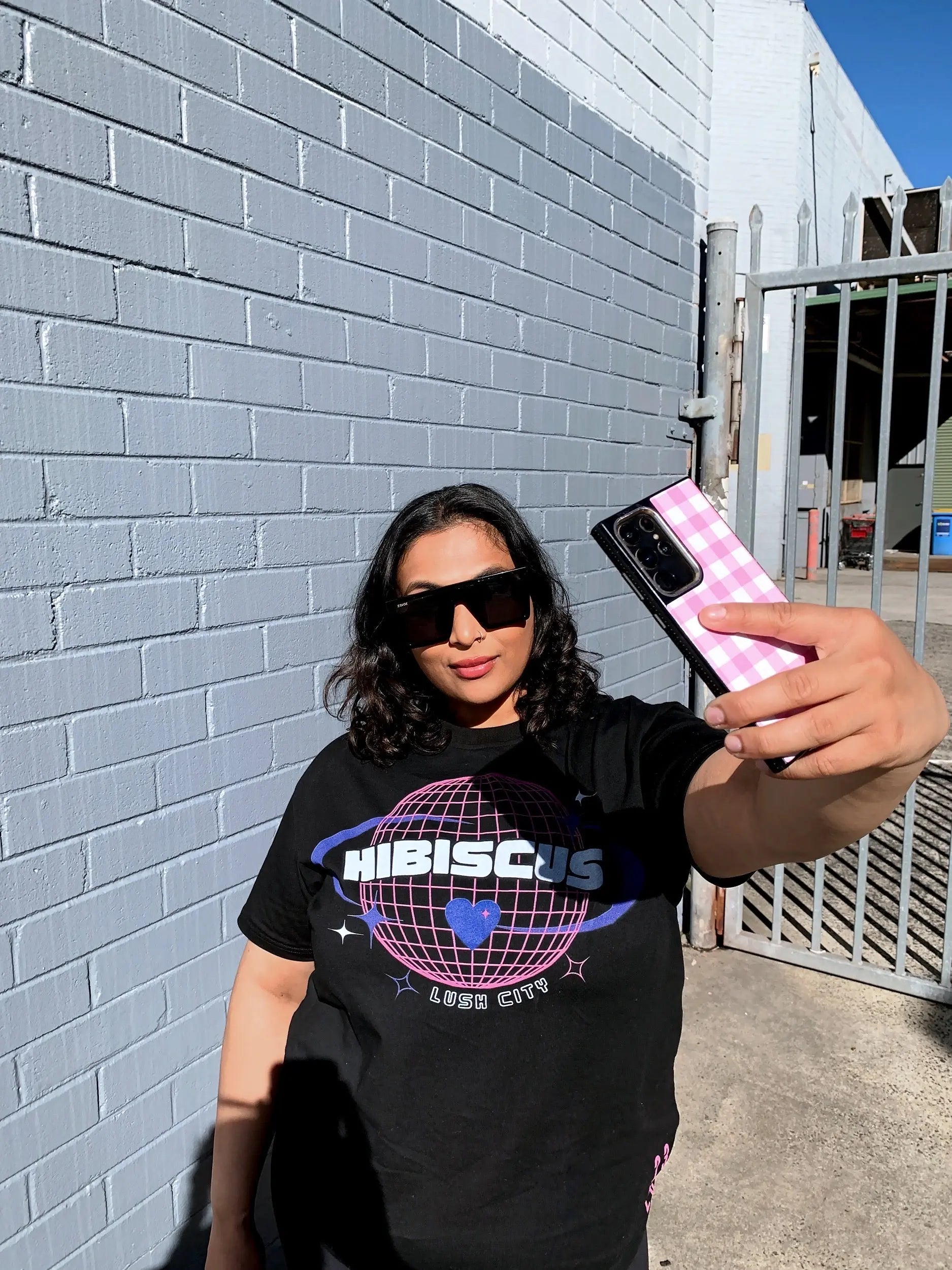 Lush City T-Shirt hibiscus lush