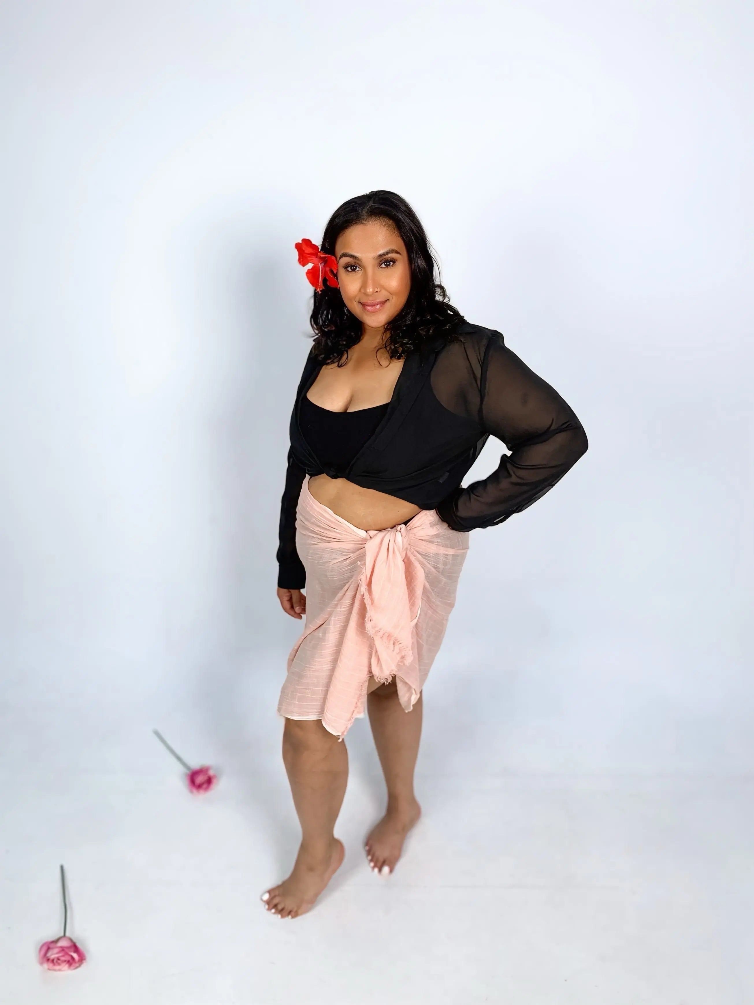 Pink Milk Cover Up hibiscus lush