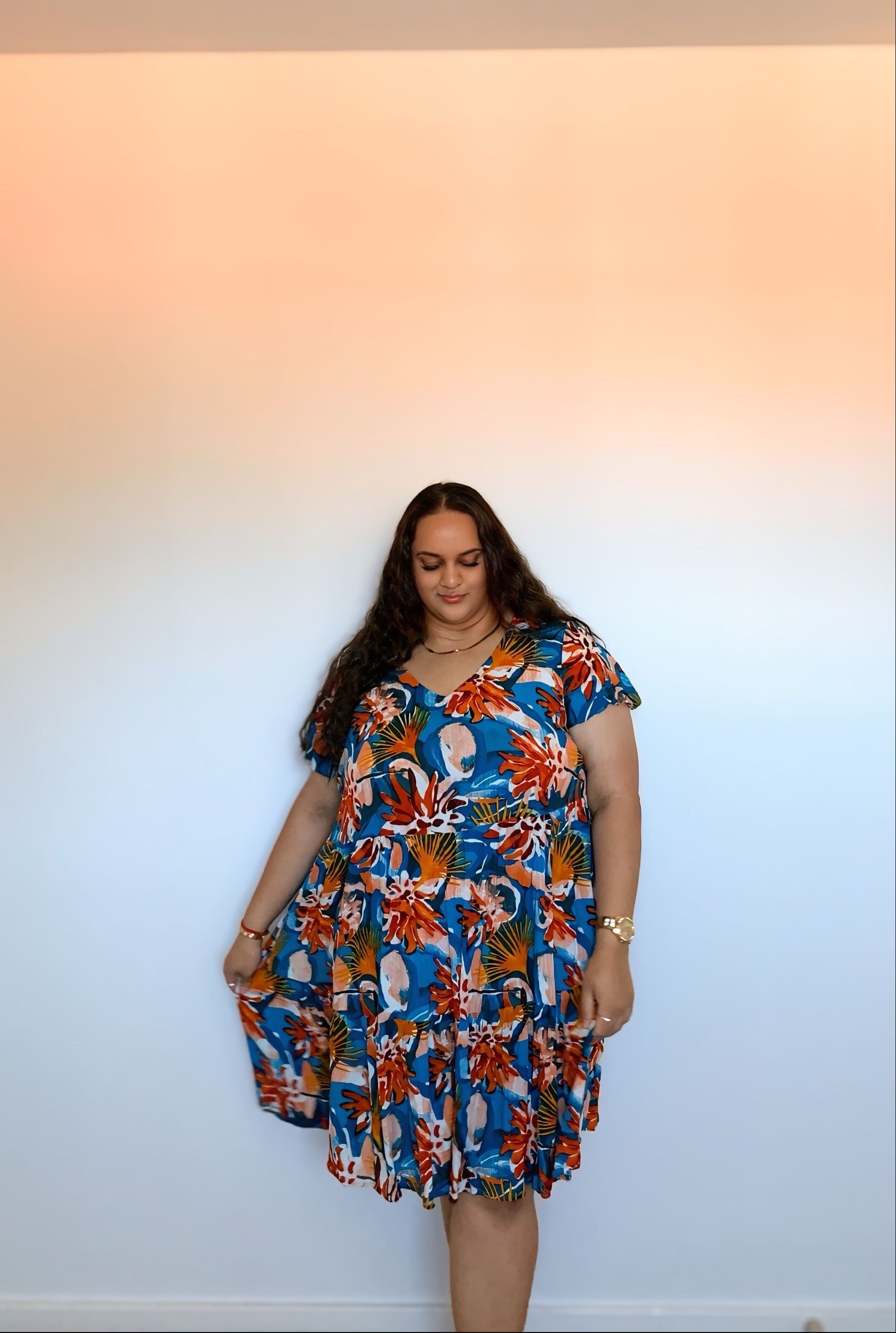 Rosy Coral Dress