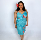 Pink Hibiscus Dress