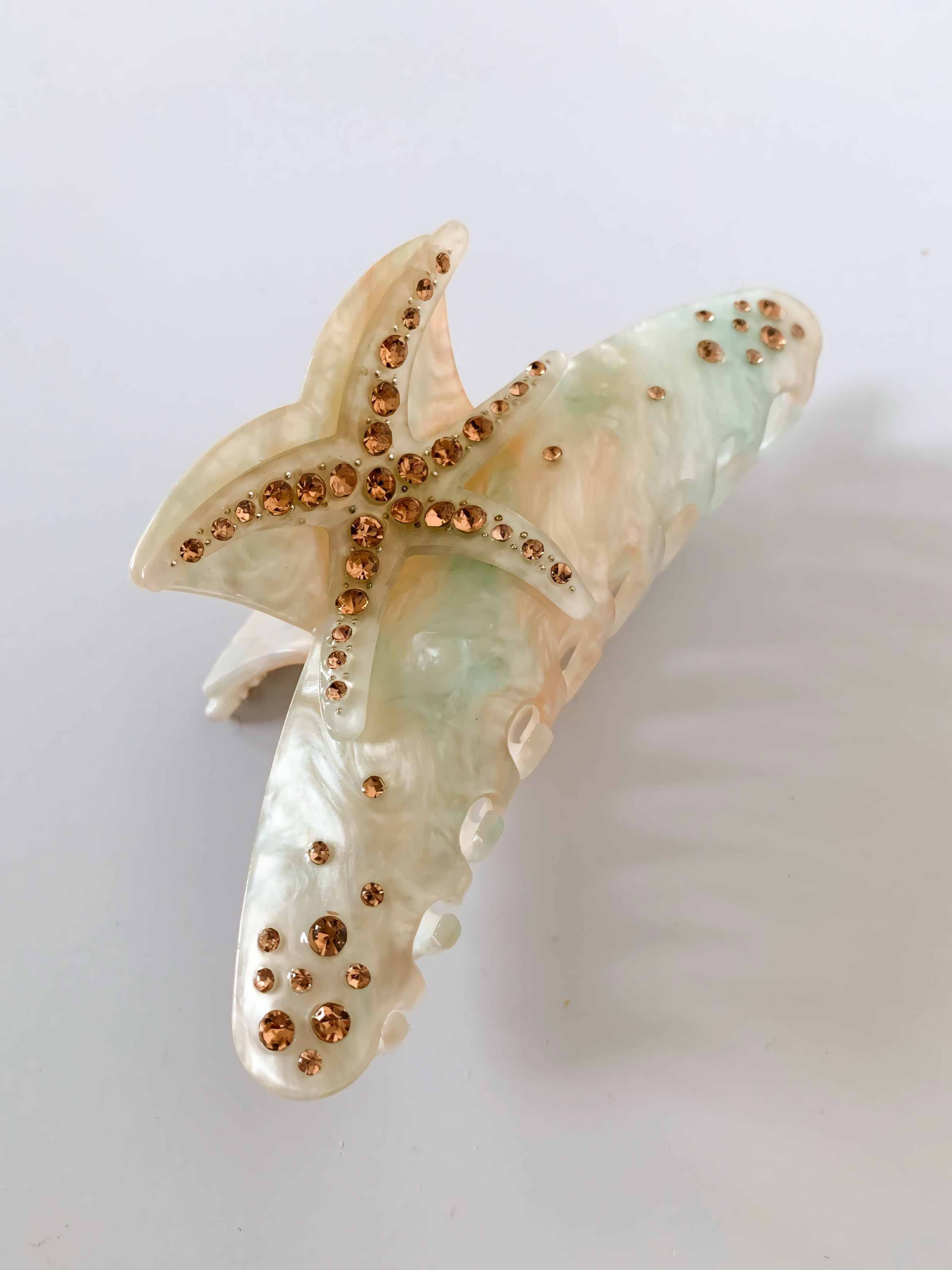 Pearly star Hair Claw Clip
